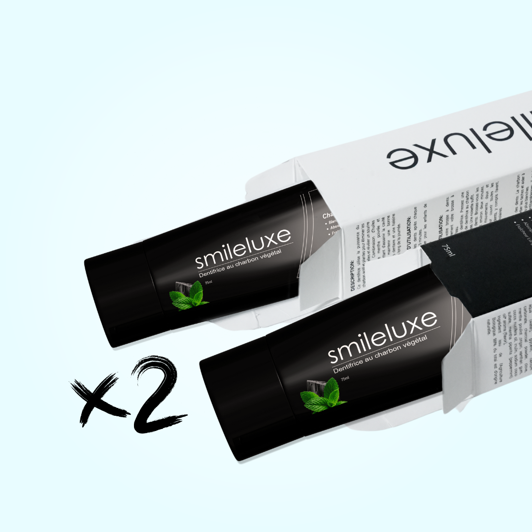 x2 Dentifrice au Charbon Végétal