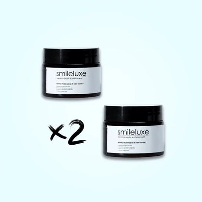 x2 Dentifrice Poudre au Charbon Actif